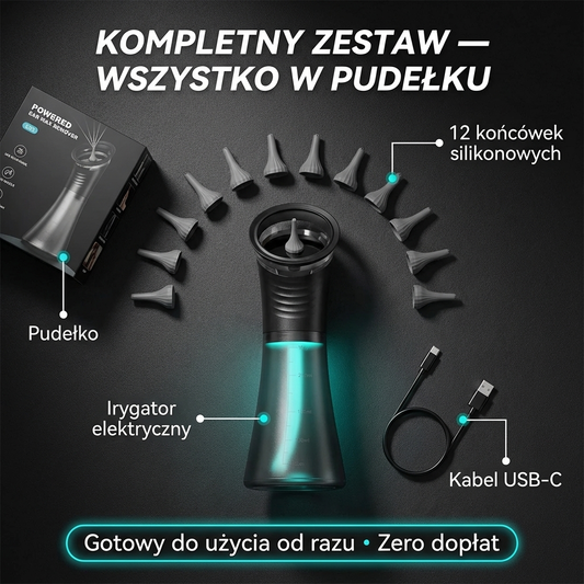 Elektryczny Zestaw do Czyszczenia Uszu – Irygator 4w1